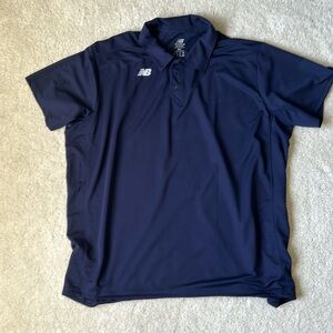 New Balance Athletic Polo, Navy Blue